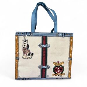 Brighton “In Love we Trust” Tote (Tom Clancy Collaboration/Queen of Hearts Theme